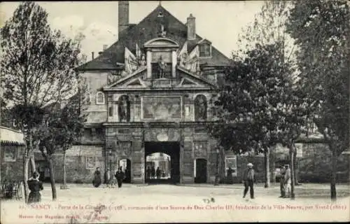 Ak Nancy Meurthe et Moselle, Porte de la Citadelle