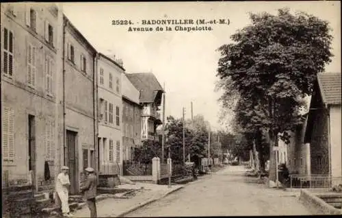 Ak Badonviller Badenweiler Meurthe et Moselle, Avenue de la Chapelotte