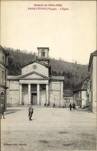 Ak Raon l’Étape Lorraine Vosges, Kirche