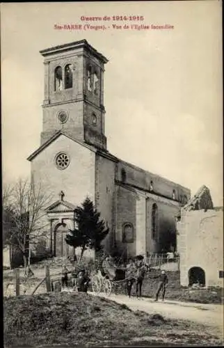 Ak Sainte Barbe Vogesen, Kirche