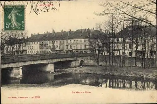 Ak Saint Dié des Vosges, Le Grand Pont