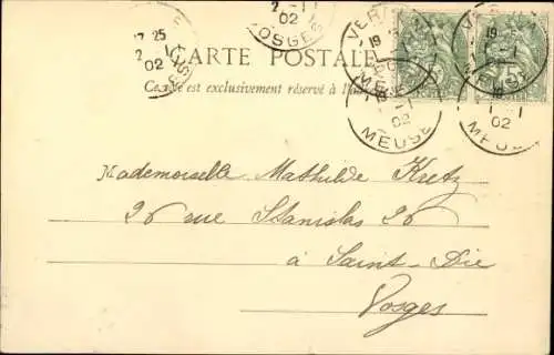 Ak Verdun Meuse, Porte de la Tour du Champ