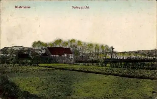 Ak Oostvoorne aan Zee Südholland, Teilansicht, Dünen