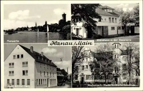 Ak Hanau am Main, Altersheim in der Fasanerie, Hans Böckler Heim, Gemeindehaus