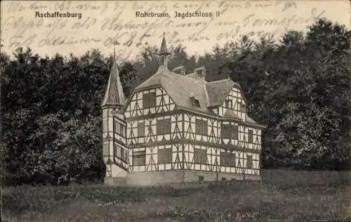 Ak Rohrbrunn bei Aschaffenburg in Unterfranken, Jagdschloss II