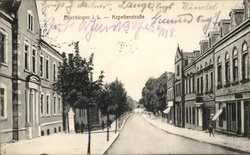 Ak Morhange Mörchingen Lothringen Moselle, Kapellenstraße