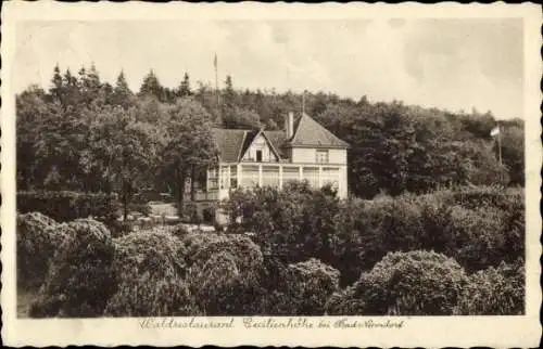 Ak Bad Nenndorf an der Weser, Waldrestaurant Cecilienhöhe