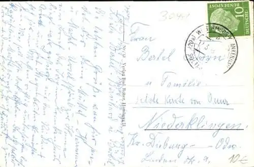 Ak Wintermoor Schneverdingen in der Lüneburger Heide, Krankenhaus