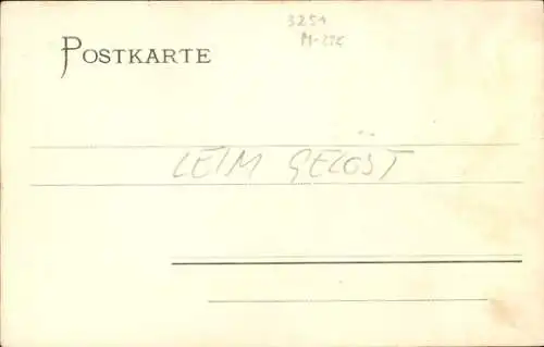 Ak Grohnde Emmerthal an der Weser, Am Teiche, Teilansicht, Fachwerkhäuser