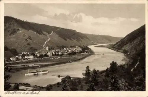 Ak Moselkern an der Mosel, Panorama