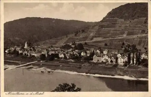 Ak Moselkern an der Mosel, Panorama