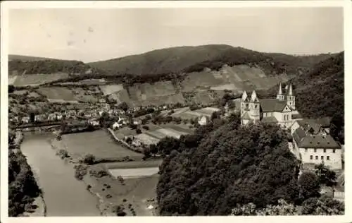 Ak Obernhof an der Lahn, Kloster Arnstein, Panorama