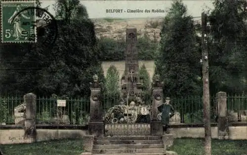 Ak Belfort Beffert Beffort Territoire de Belfort, Soldatenfriedhof