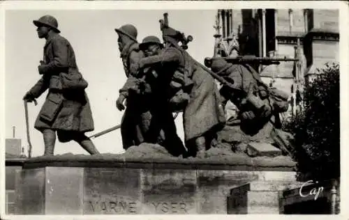 Ak Chalons sur Marne, Le Monument aux Morts