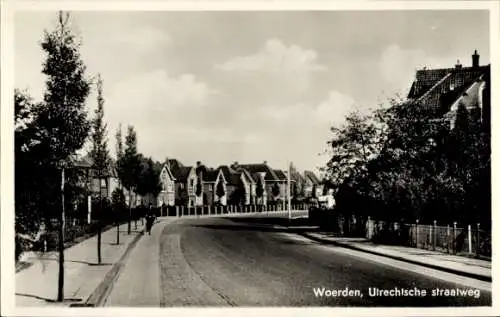 Ak Woerden Utrecht Niederlande, Utrechtsche Straatweg