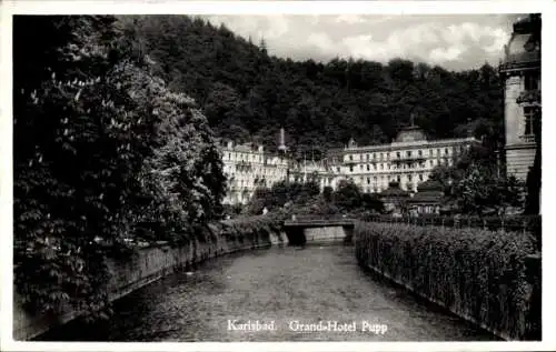 Ak Karlovy Vary Karlsbad Stadt, Grand Hotel Pupp