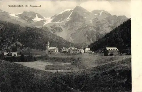 Ak Suldental Val di Solda in Südtirol, St. Gertraud