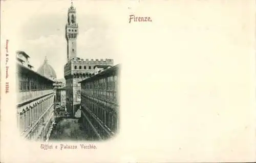 Ak Firenze Florenz Toscana, Palazzo Vecchio