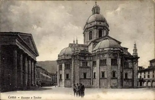 Ak Como Lombardia, Duomo e Teatro