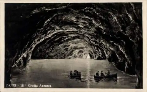 Ak Capri Neapel Campania, Grotta Azzurra