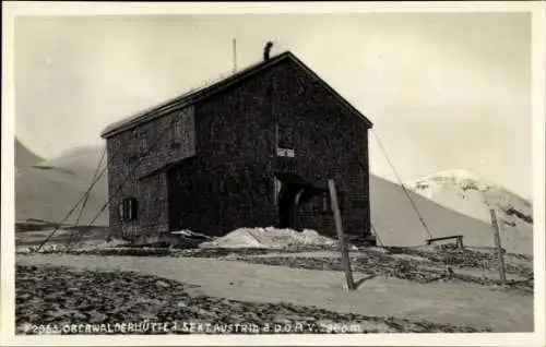 Ak Heiligenblut am Großglockner in Kärnten, Oberwalderhütte