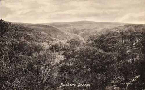 Ak Porlock Somerset England, Dunkerry Beacon