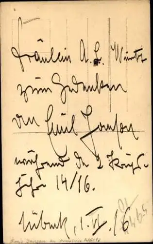 Ak Schauspieler Emil Jansen, Portrait, Autogramm