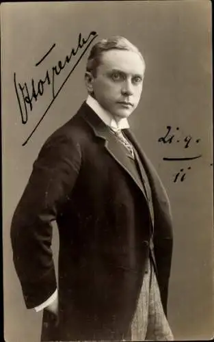 Ak Schauspieler Otto Tressler, Portrait, Autogramm