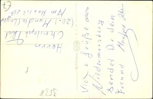 Foto Ak Niedermarsberg Marsberg im Sauerland, Terrassenpartie