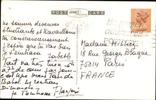 Ak Lymington Hampshire England, Quay Hill, Whitbread Kings Head