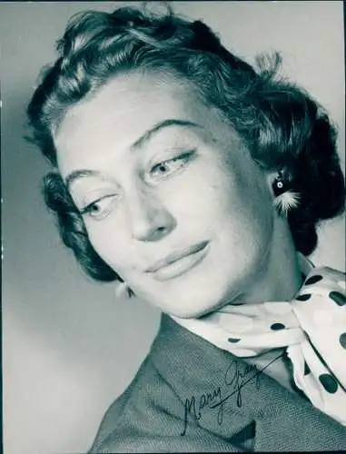 Foto Schauspielerin Mary Gray, Portrait, Autogramm