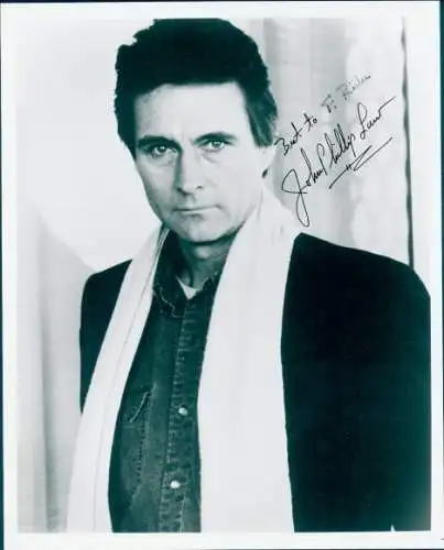 Foto Schauspieler John Phillip Law, Portrait, Autogramm