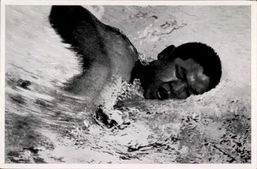 Sammelbild Olympia 1936, Japanischer Schwimmer Terada