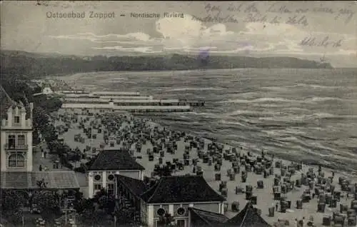 Ak Sopot Gdańsk Zoppot Danzig, Gesamtansicht