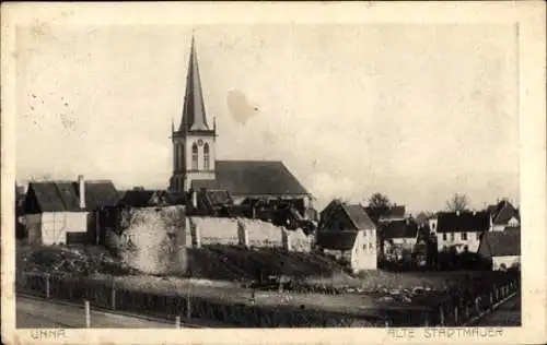 Ak Unna in Westfalen, Alte Stadtmauer