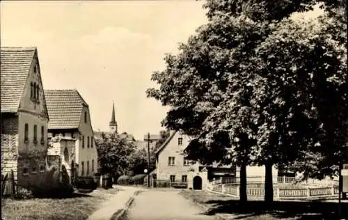 Ak Rehmsdorf Elsteraue im Burgenlandkreis, Ortspartie