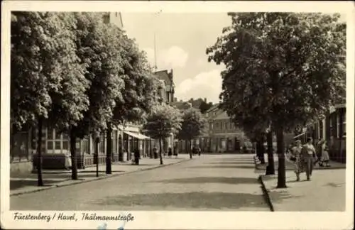 Ak Fürstenberg an der Havel, Thälmannstraße