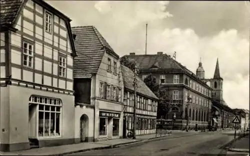 Ak Jüterbog in Brandenburg, Pferdestraße