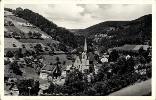 Ak Bad Griesbach im Schwarzwald, Panorama