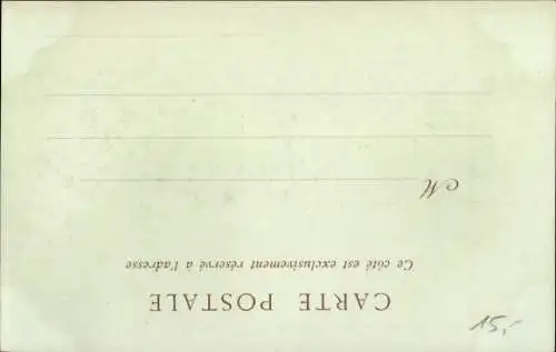 Ak Fêtes Franco Russes de 1901, Grandes Manoeuvres de l'Est, Nicolas II, General Andre