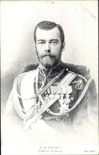 Ak Zar Nikolaus II. von Russland, Portrait