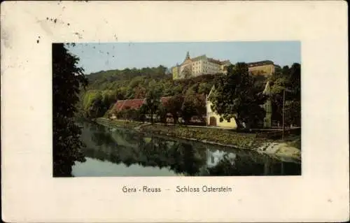 Ak Gera in Thüringen, Schloss Osterstein