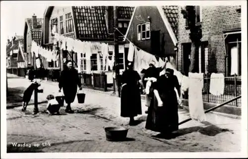 Ak Urk Flevoland Niederlande, Wasdag