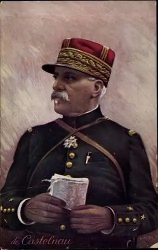 Ak General Noël de Castelnau, Portrait