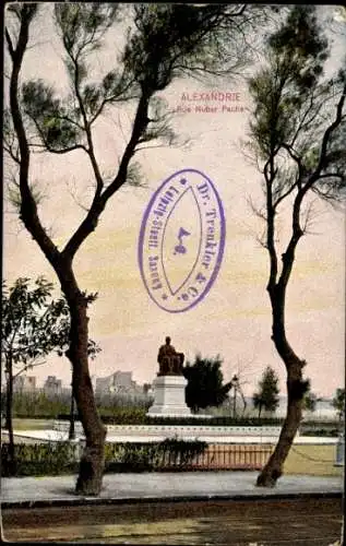 Ak Alexandria Ägypten, Rue Nubar Pacha