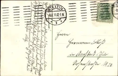 Ak Szczecin Stettin Pommern, Dampfschiffsbollwerk