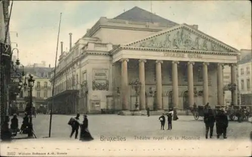 Ak Brüssel Brüssel, Theatre Royal de la Monnaie