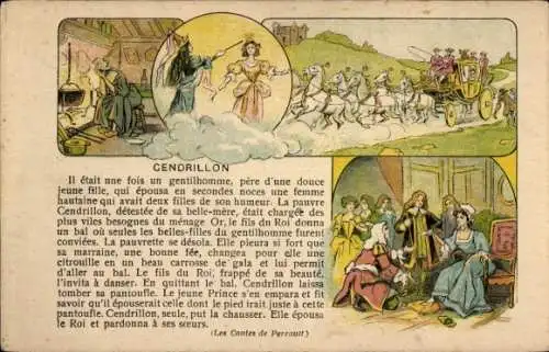 Ak Die Geschichten von Perrault, Aschenputtel