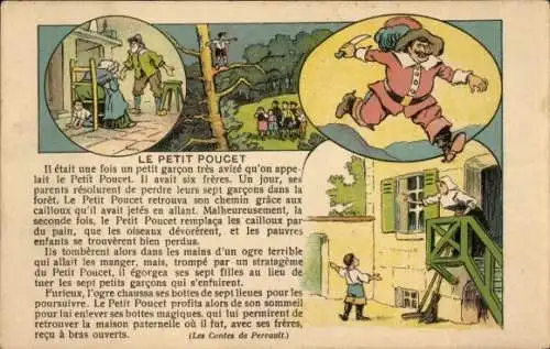 Ak Die Geschichten von Perrault, Tom Thumb