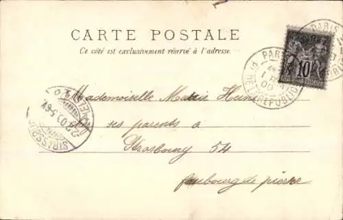 Litho Schwalben im Flug, Landschaft